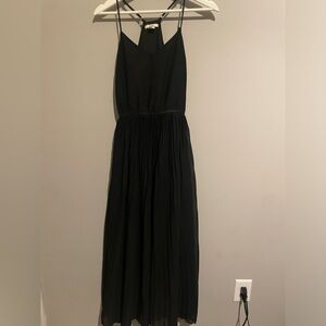 Bar III Black Pleated Maxi Dress SIZE small